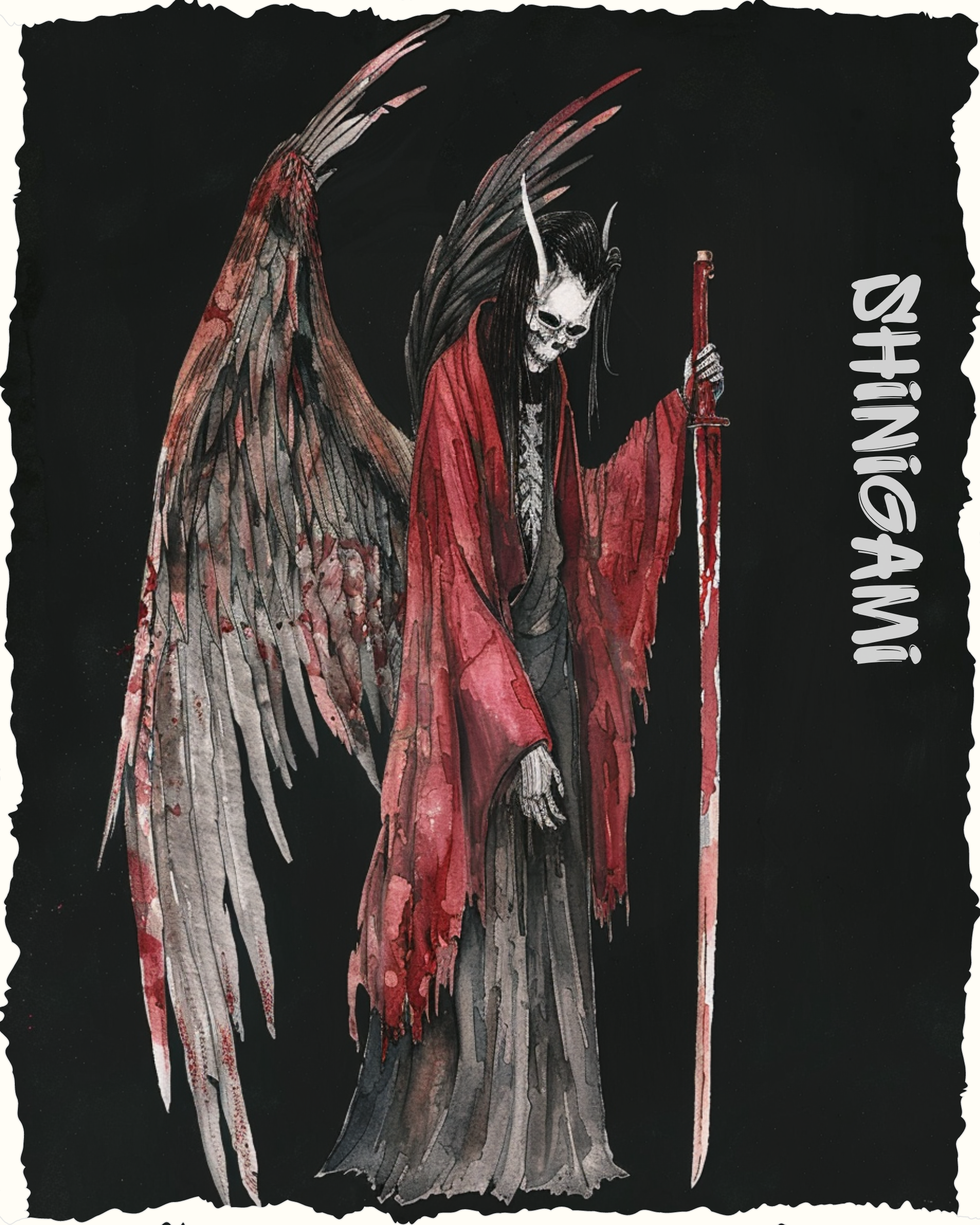 SHINIGAMI OVERSIZED T-SHIRT - GODS OF DEATH
