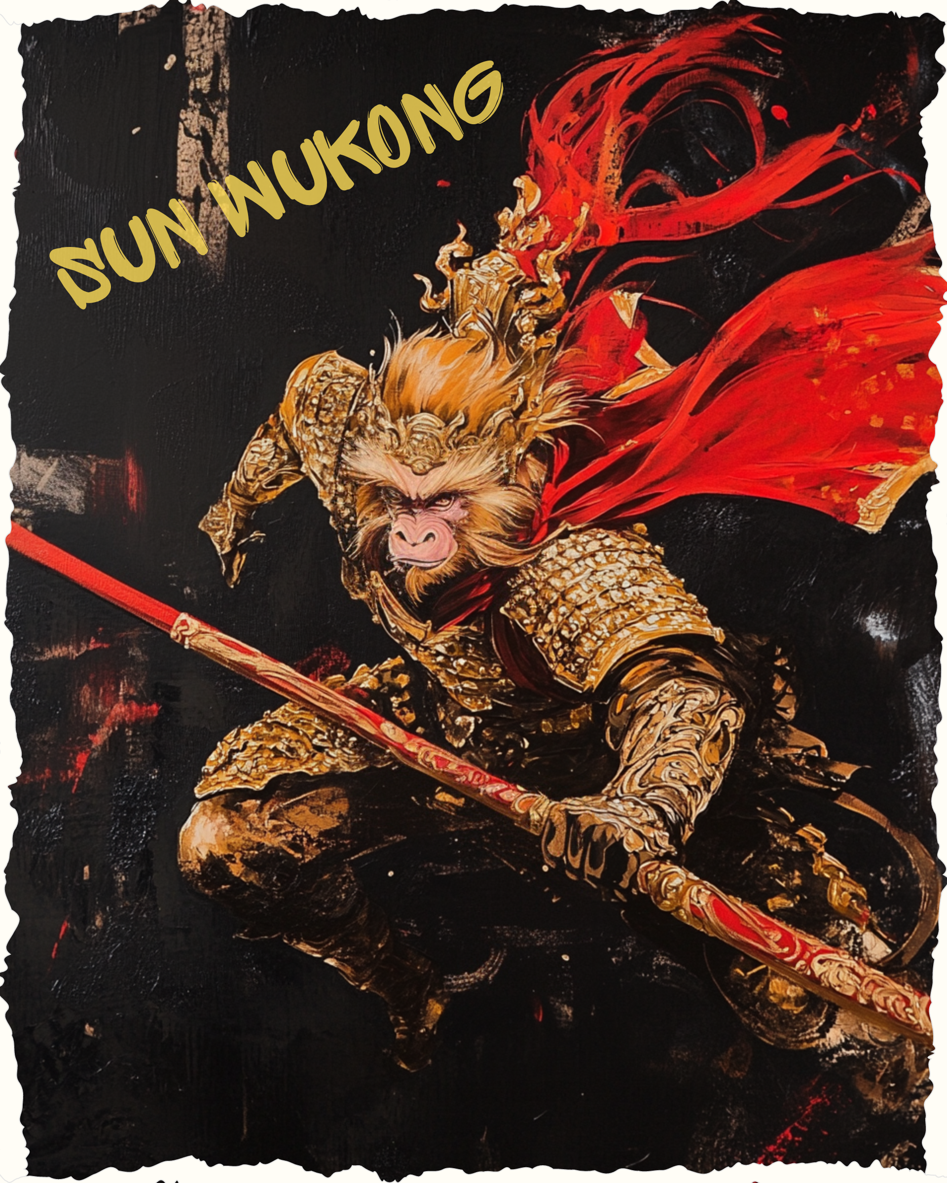SUN WUKONG - THE MONKEY KING T-SHIRT - OVERSIZED | STANDARD