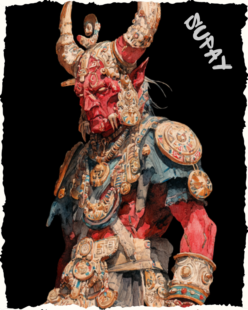 SUPAY OVERSIZED T-SHIRT - GODS OF DEATH
