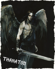 THANATOS OVERSIZED T-SHIRT - GODS OF DEATH