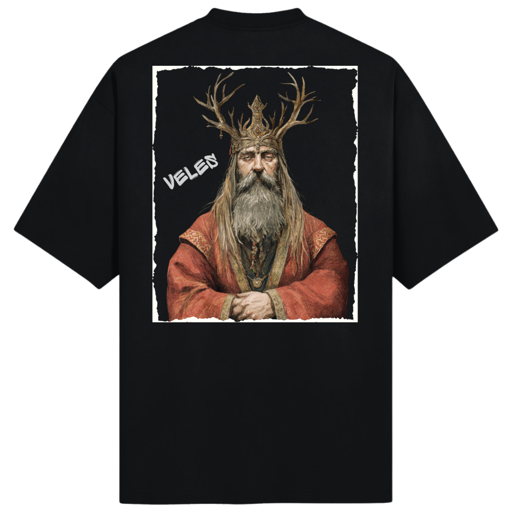 VELES OVERSIZED T-SHIRT - GODS OF DEATH
