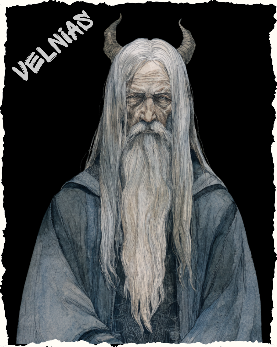 VELNIAS OVERSIZED T-SHIRT - GODS OF DEATH
