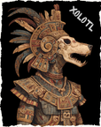 MICTLANTECUHTLI OVERSIZED T-SHIRT - GODS OF DEATH