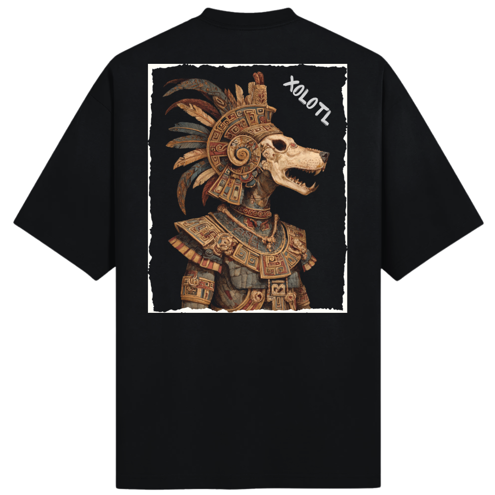 MICTLANTECUHTLI OVERSIZED T-SHIRT - GODS OF DEATH