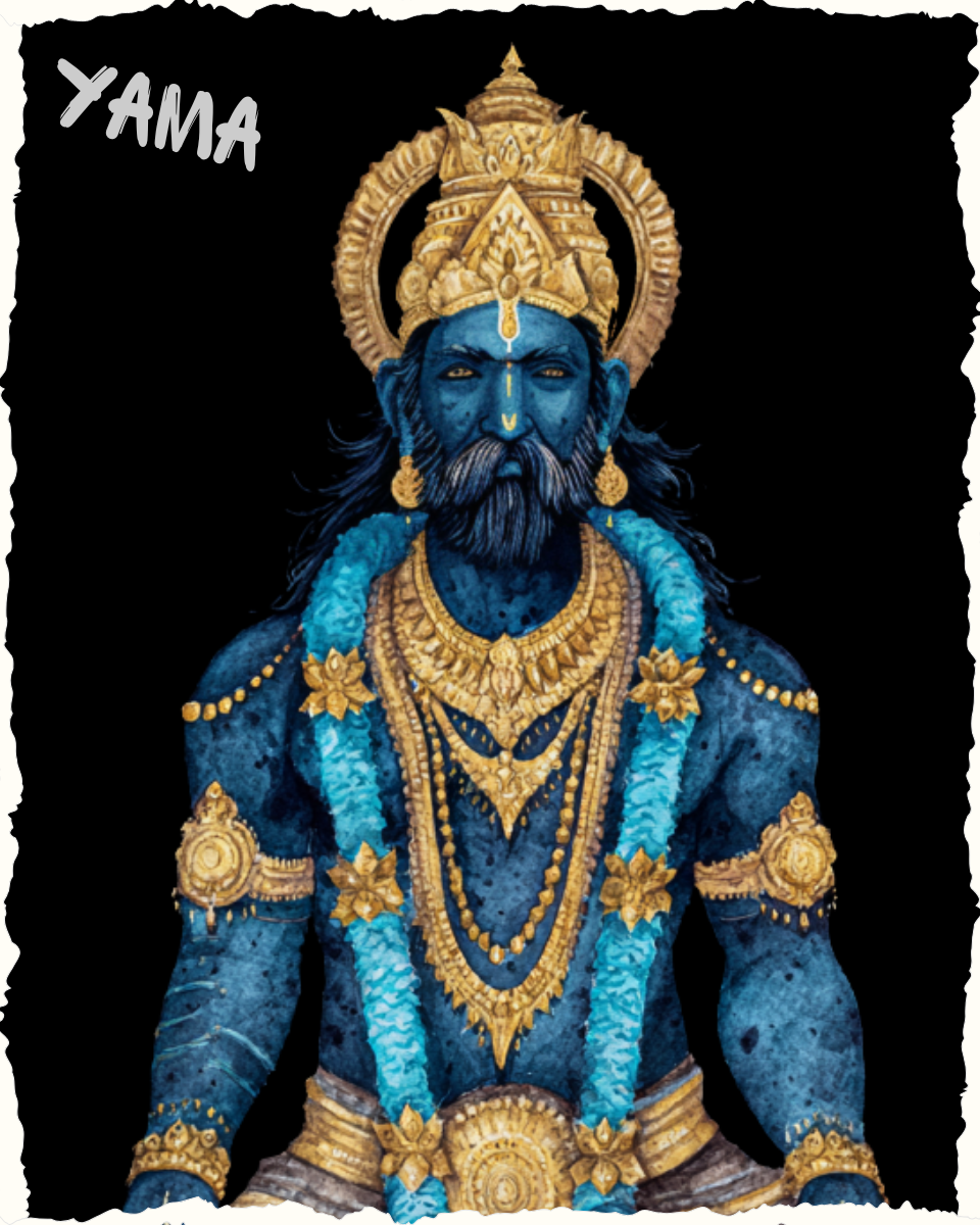 YAMA (HINDU) OVERSIZED T-SHIRT - GODS OF DEATH