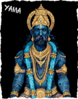 YAMA (HINDU) OVERSIZED T-SHIRT - GODS OF DEATH