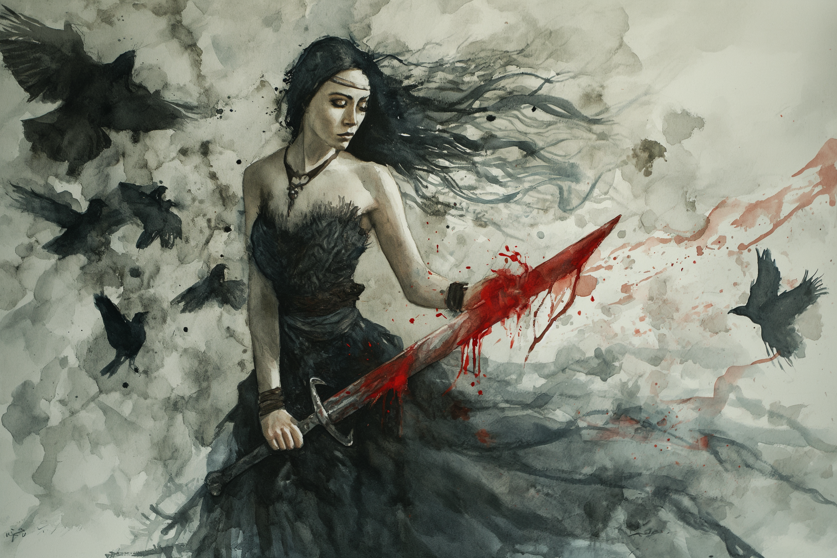 jcoll293_The_morrigan_holding_a_bloody_blade._Crows._Water_colo_7393089a-f8fc-43cc-935d-e4e01ef17ed6.png
